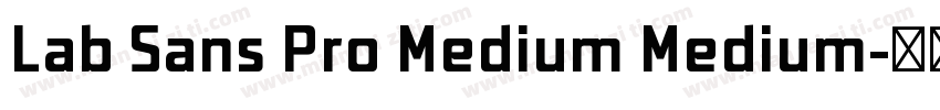 Lab Sans Pro Medium Medium字体转换